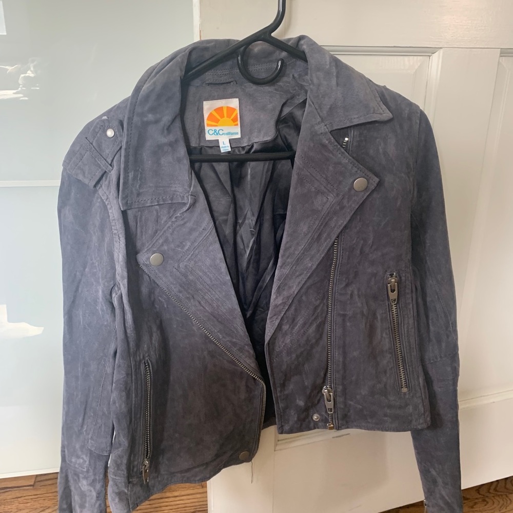 Gray Suede Jacket - image 1